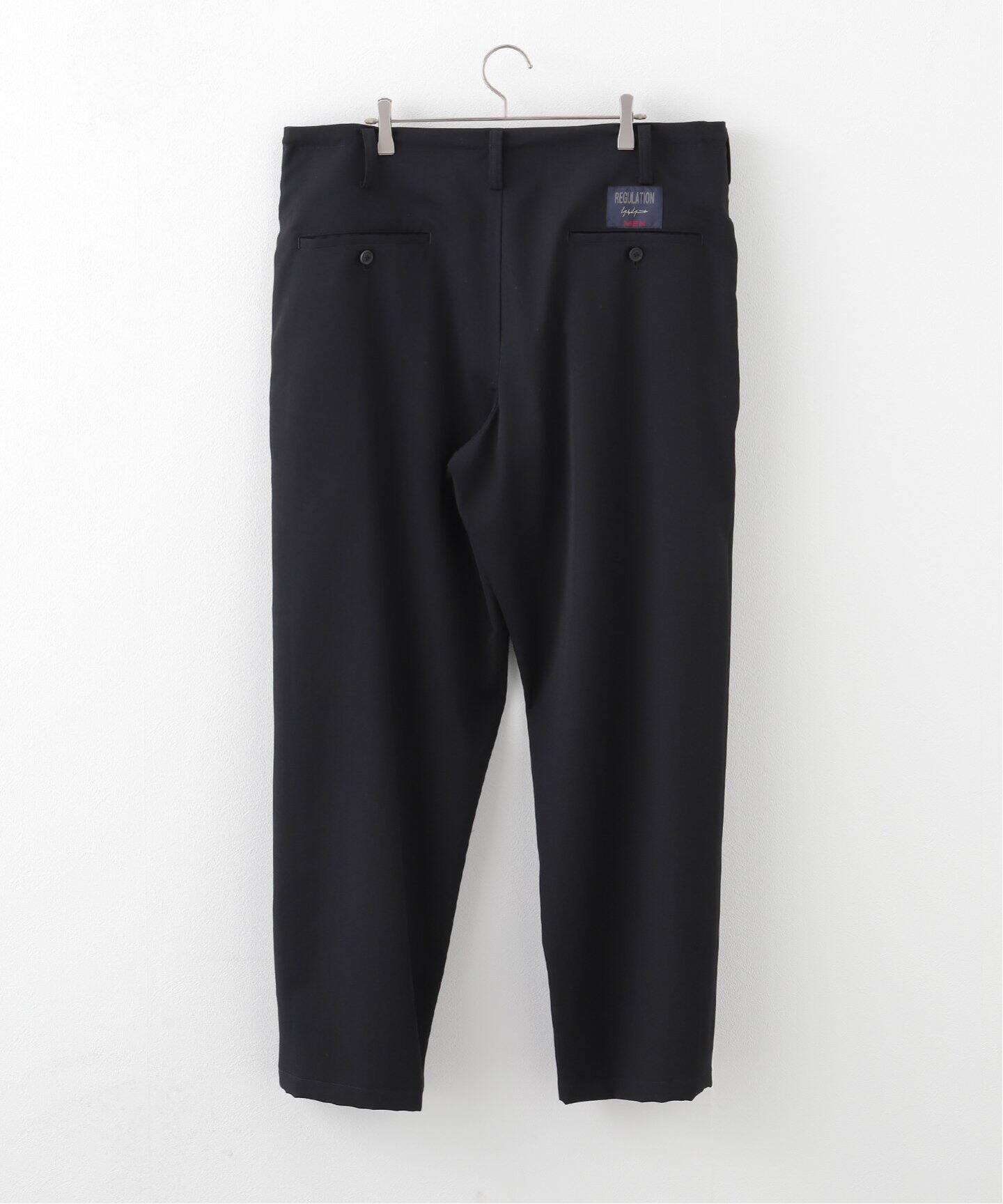 Yohji Yamamoto / ヨウジヤマモト】WOOL GABARDINE CLASSIC DRAWSTRING 
