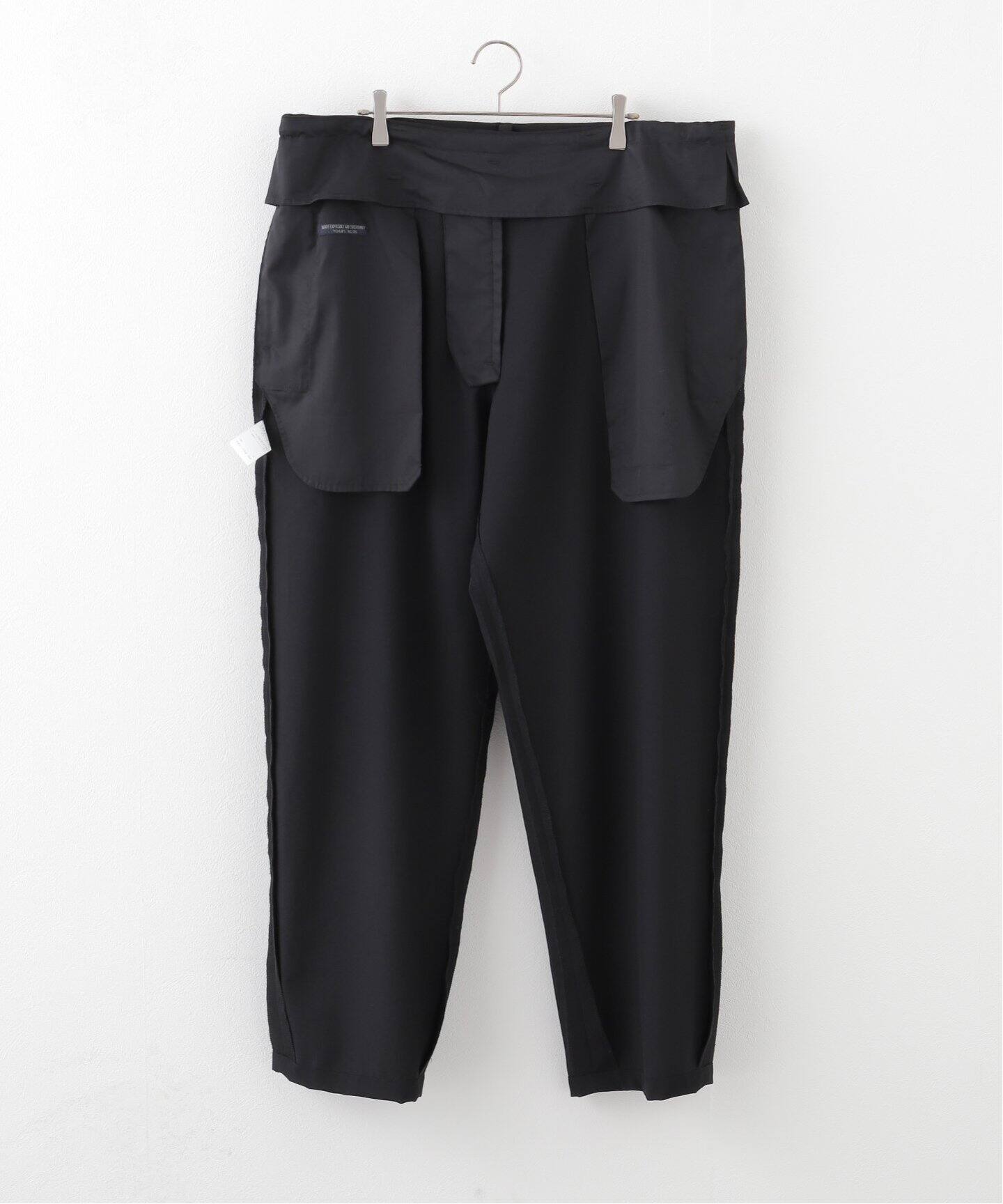 Yohji Yamamoto / ヨウジヤマモト】WOOL GABARDINE CLASSIC DRAWSTRING 