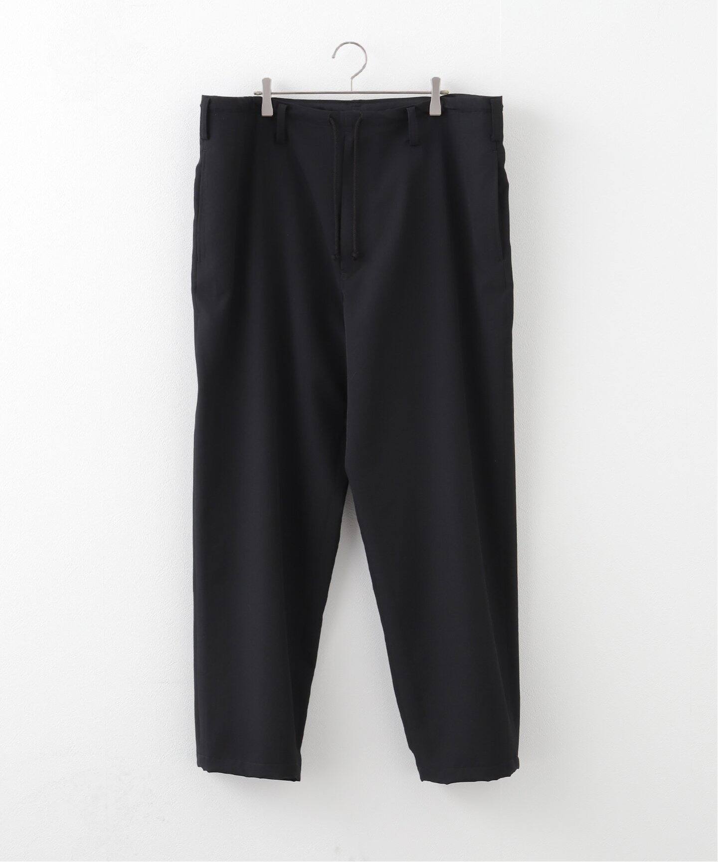 Yohji Yamamoto / ヨウジヤマモト】WOOL GABARDINE CLASSIC DRAWSTRING 