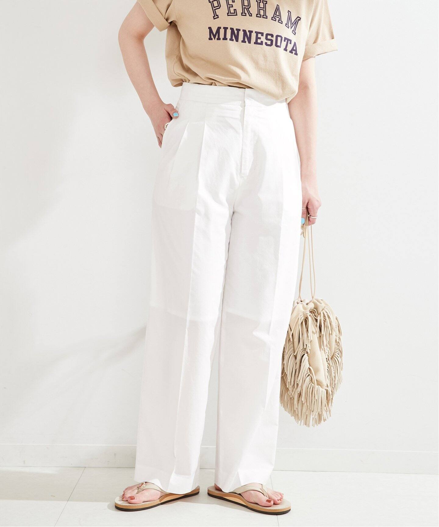 ポプリンタックチノ（チノパンツ）｜B.C STOCK（ベーセーストック）の  