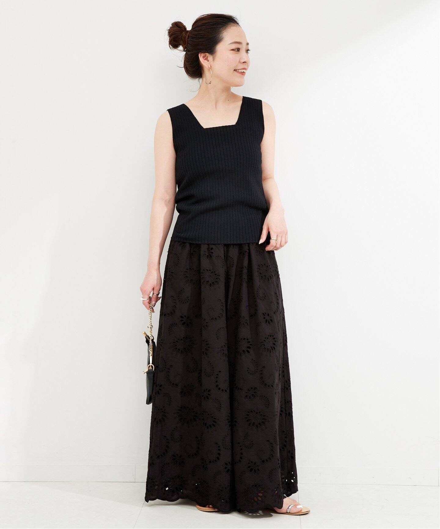 アイレットレイヤーイージーワイドパンツ（その他パンツ）｜B.C STOCK  