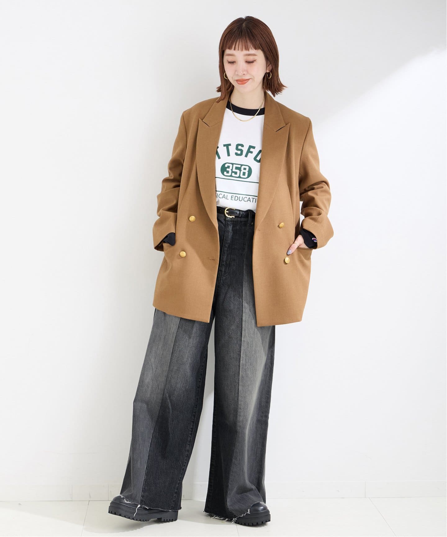 DU JOUR/デュ ジュール SHADE BAGGY JEAN（デニムパンツ