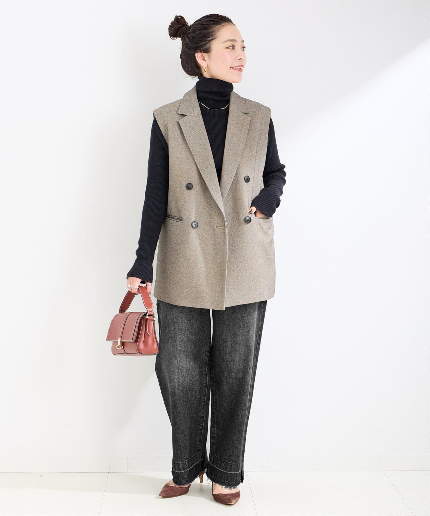 BC.STOCK DU JOUR デュジュール DU JOUR/デュ ジュール CROP TAPER JEAN（デニムパンツ