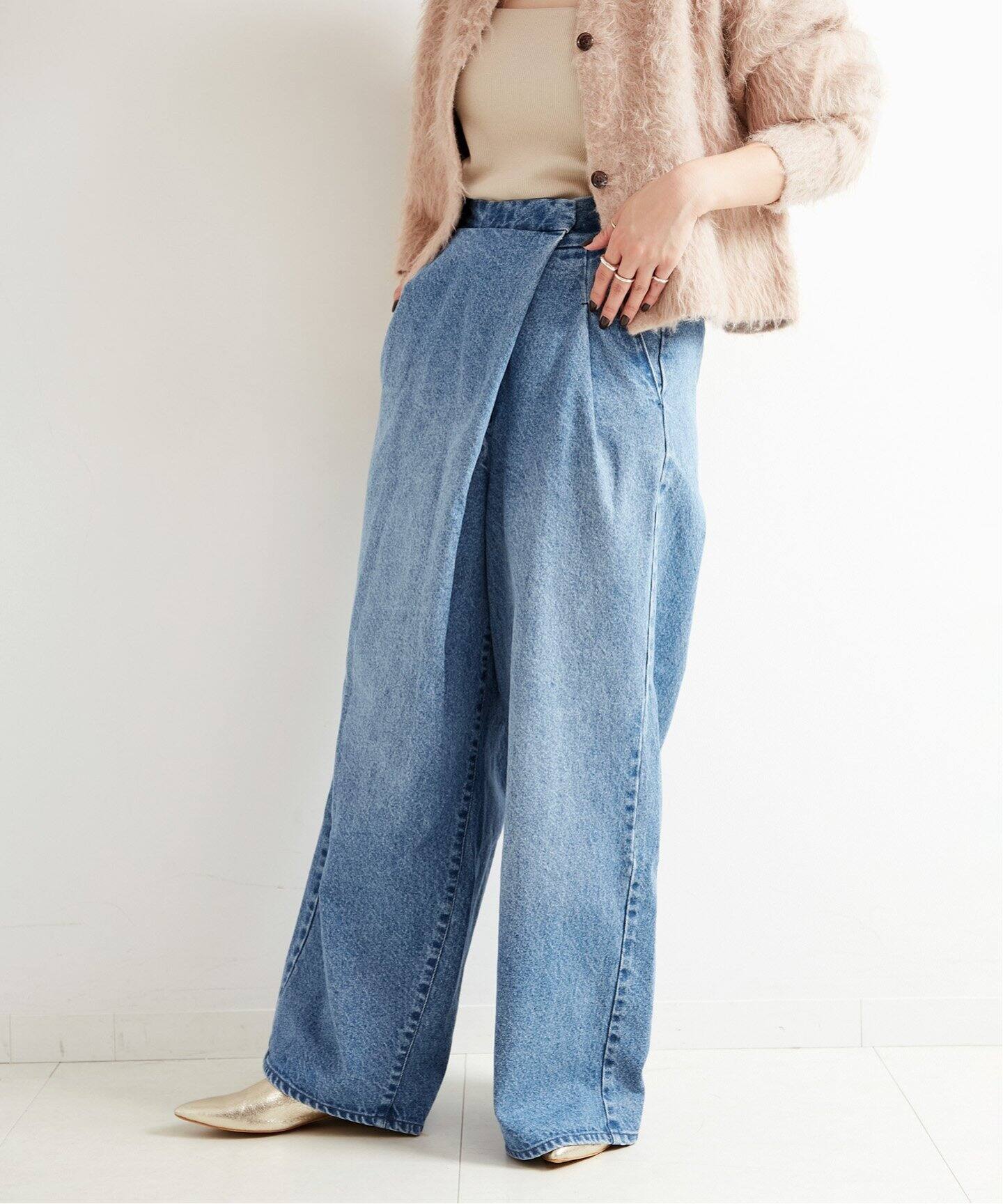 DU JOUR/デュ ジュール WRAP JEAN CHINOS（デニムパンツ