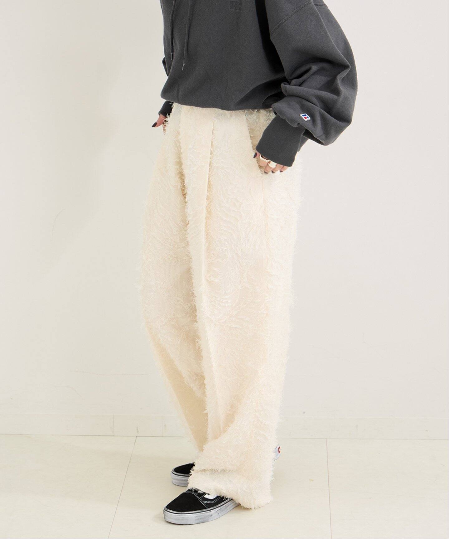 カットジャカードパンツ（スラックス）｜B.C STOCK（ベーセーストック 