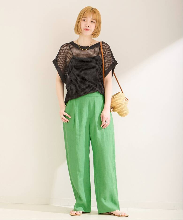 追加》フレンチリネンパンツ（その他パンツ）｜B.C STOCK（ベーセー 