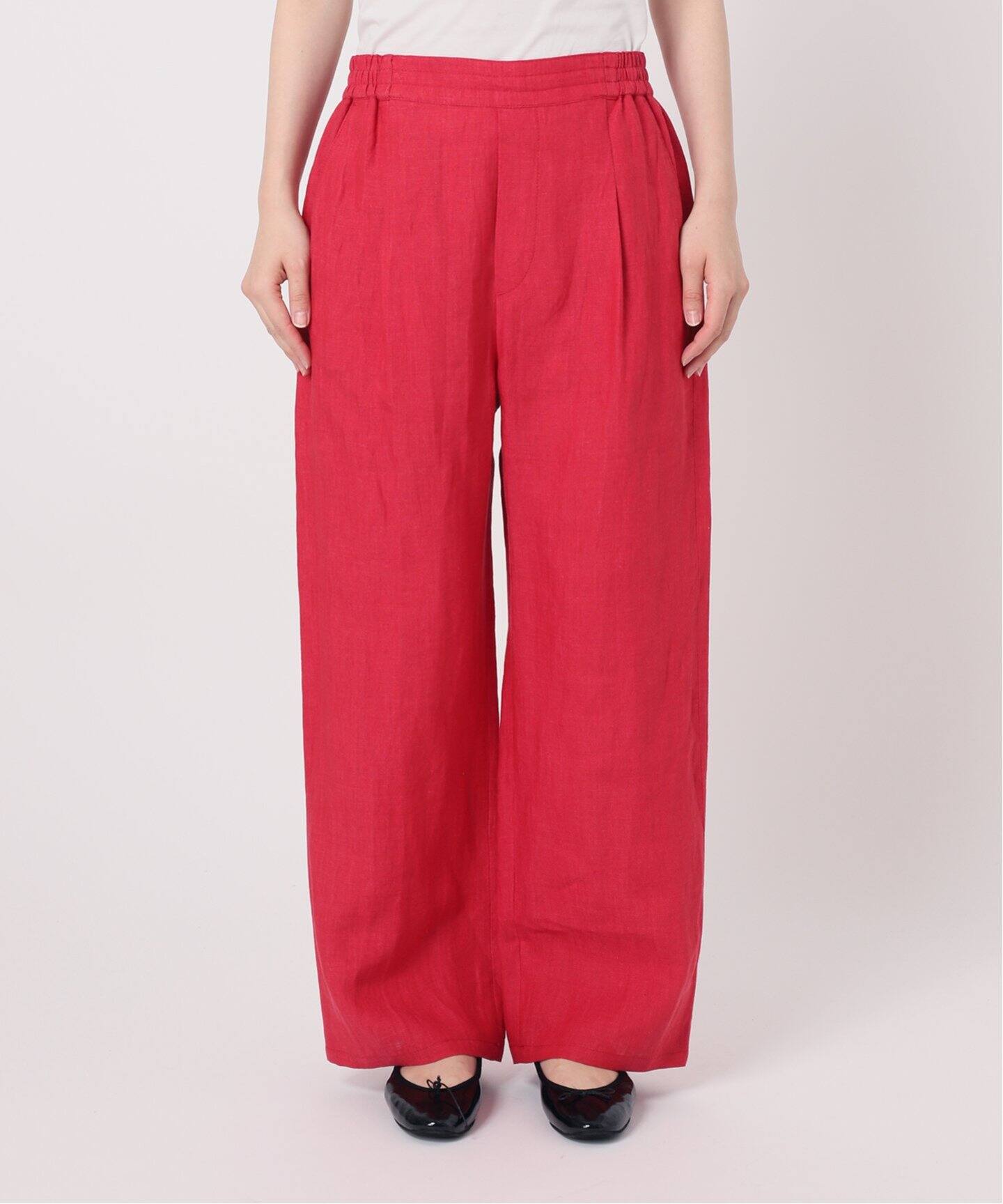 未使用❗️pelleq tucked trousers 20ss レモン　リネン 2025年最新】pelleq パンツの人気アイテム - メルカリ