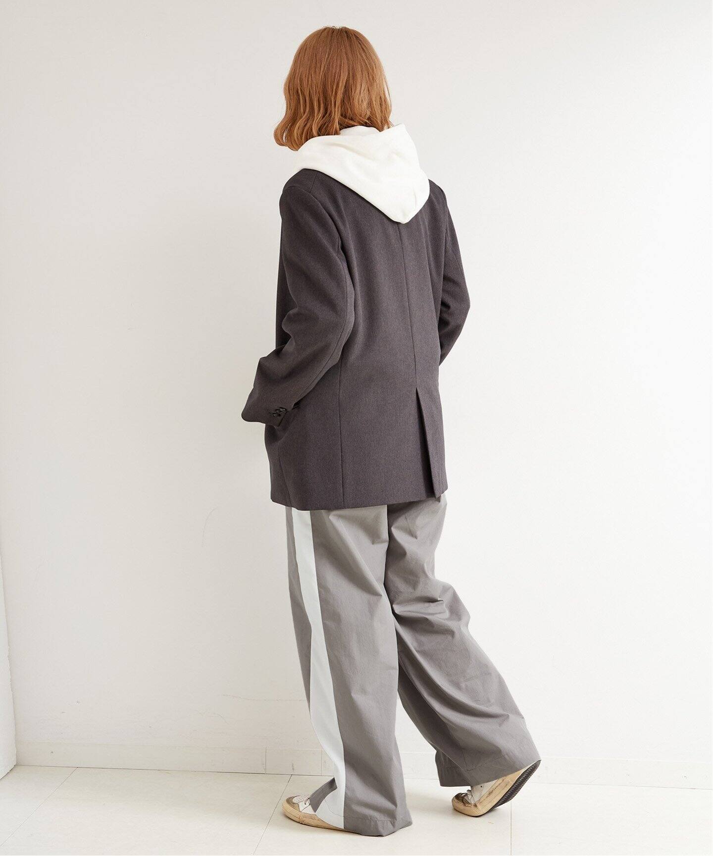 完売B.C STOCKコットンナイロントラックパンツジャーナル