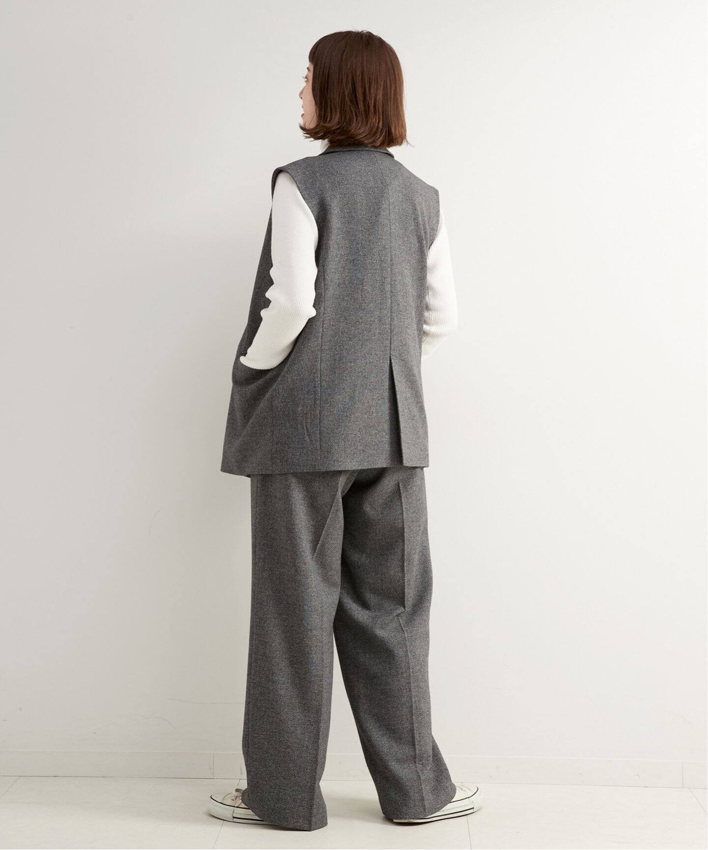 ジレ+2タックパンツセット（その他パンツ）｜B.C STOCK（ベーセー