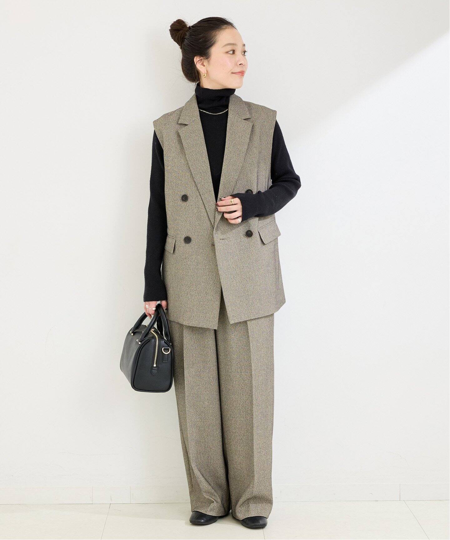 ジレ+2タックパンツセット（その他パンツ）｜B.C STOCK（ベーセー