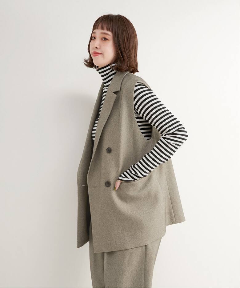 追加》ジレ+2タックパンツセット（その他パンツ）｜B.C STOCK（ベー  