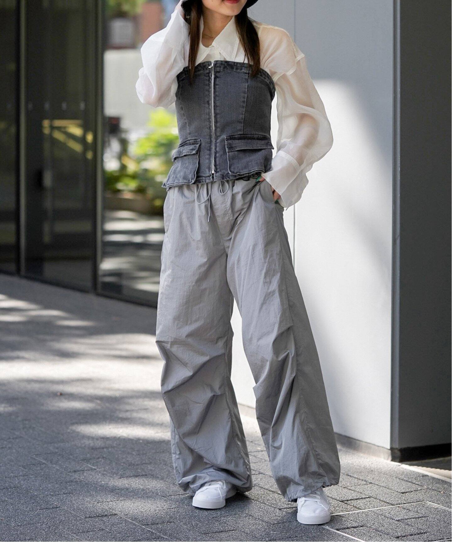 JOINT WORKS ジョイントワークス ナイロン混 カーゴパンツ S スーパーワイドカーゴパンツ（カーゴパンツ）｜JOINT WORKS