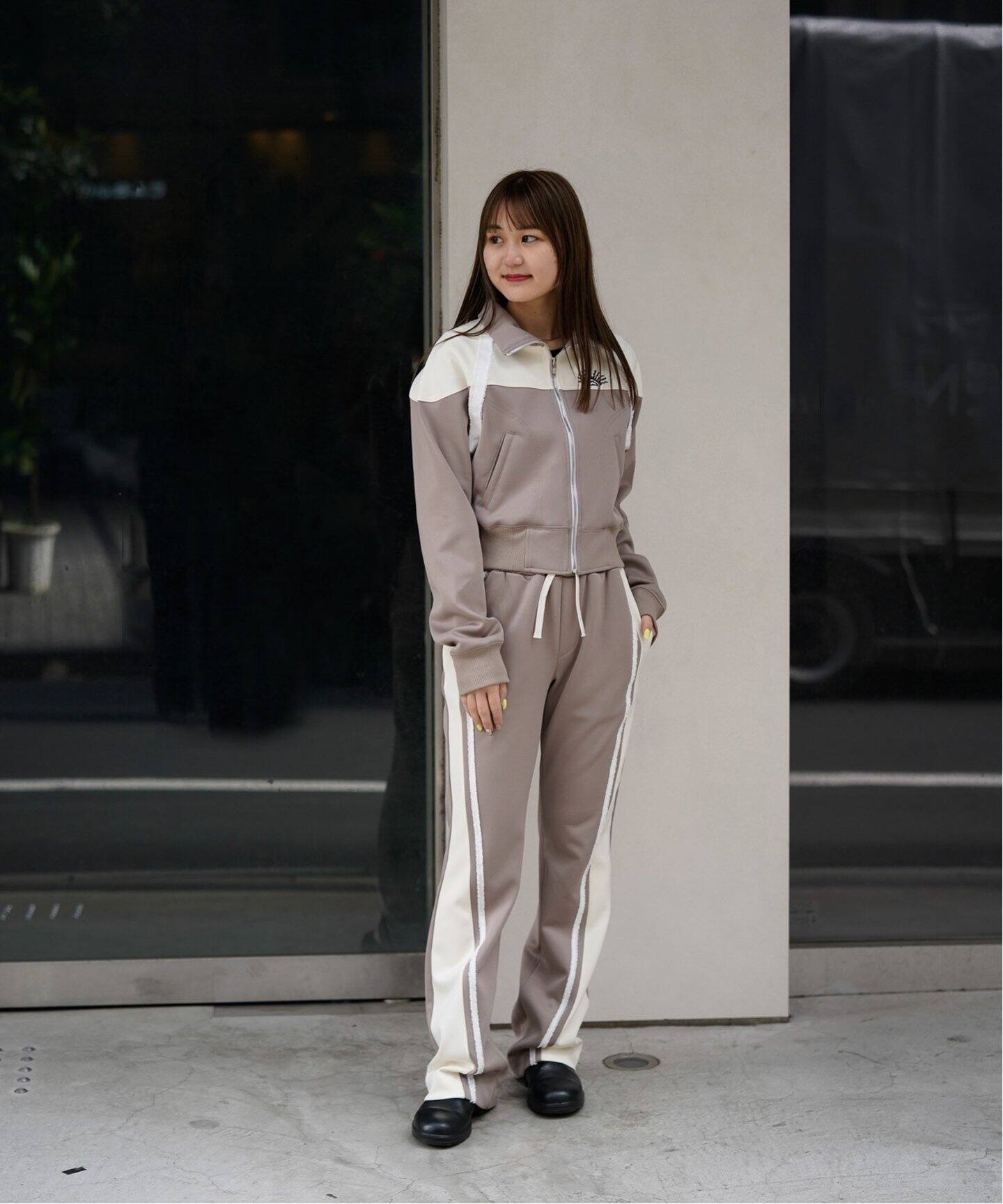 KIJUN/キジュン】Flared Tape Track Pants（ジャージ／トラックパンツ 