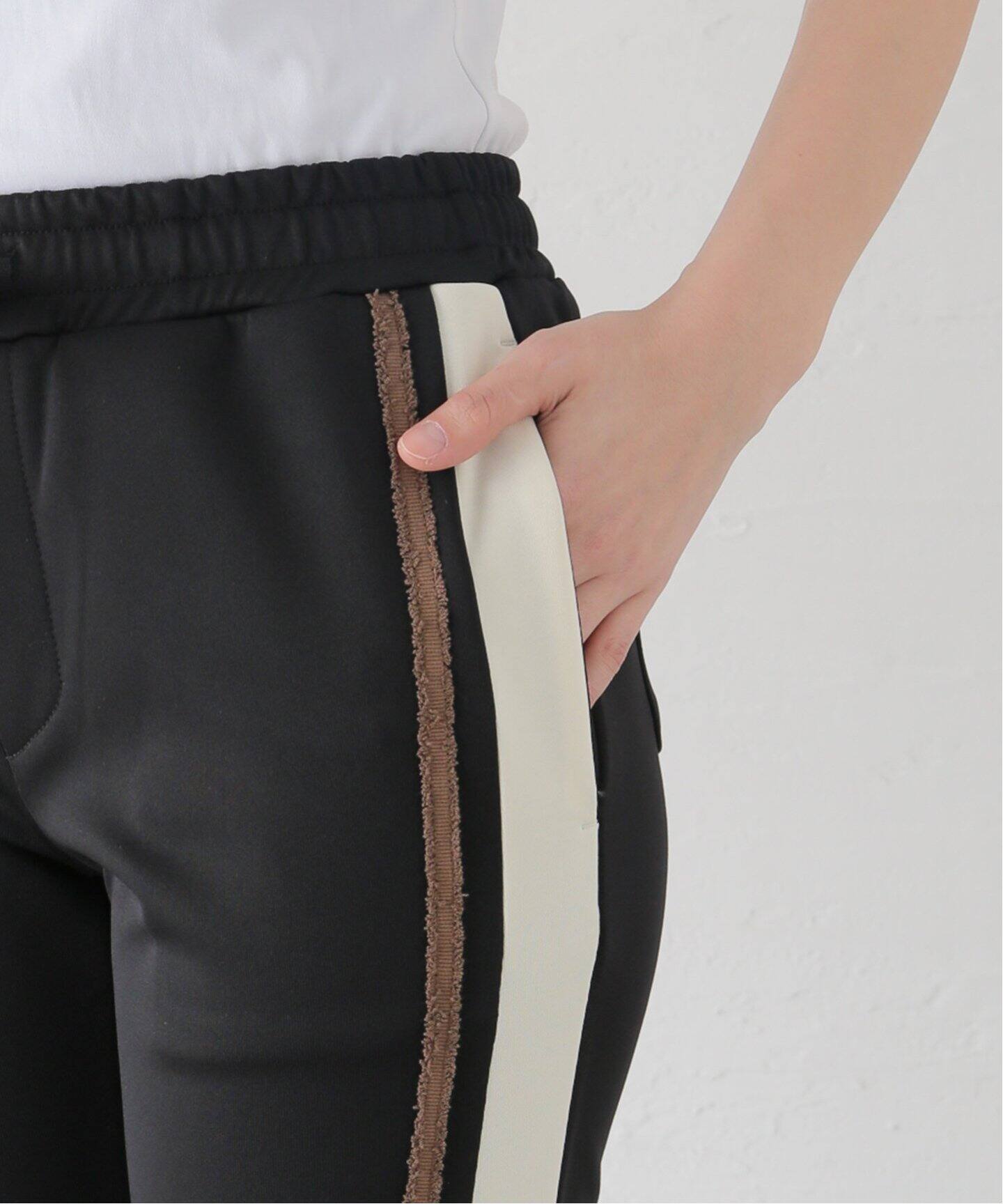 KIJUN/キジュン】 Flared Tape Track Pants（ジャージ／トラックパンツ 