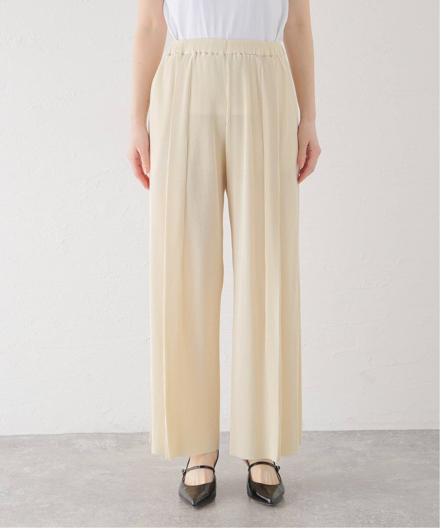 todo kotohayokozawa / トゥードゥー コトハヨコザワ】Slit Pleated 