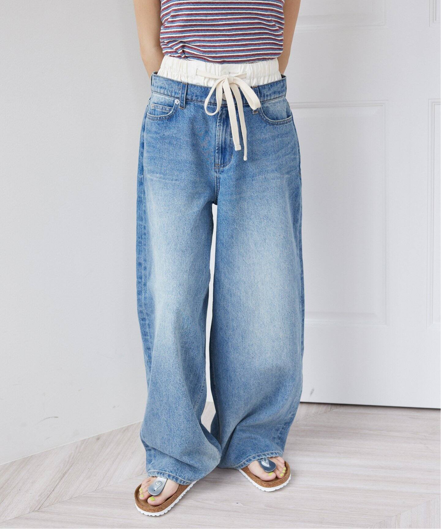 TODAYFUL Layered Waist Denim 12411402（デニムパンツ・ジーンズ 