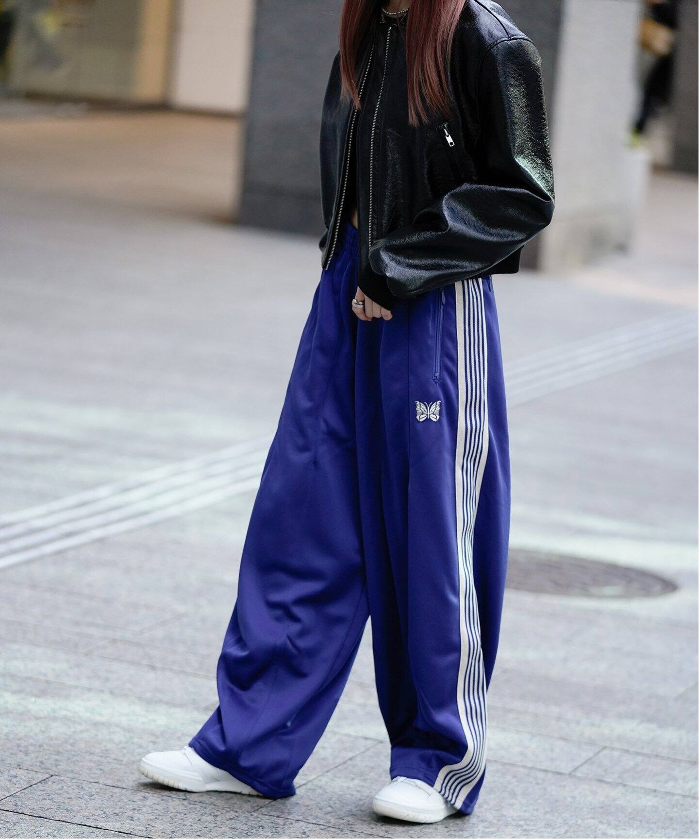 Needles青ジャージセットアップ ひくく 