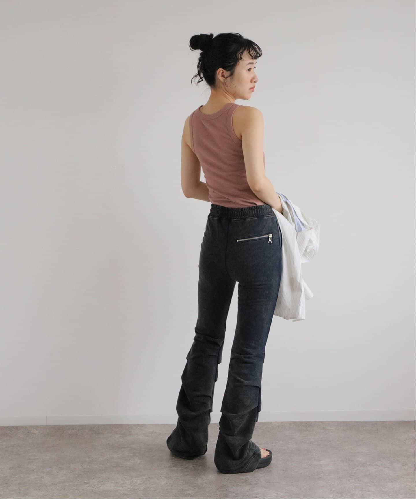 パンツ TheOpen Product JERSEY SHIRRING PANTS 4BFT208 TheOpen Product JERSEY SHIRRING PANTS 4BFT208 (OPEN