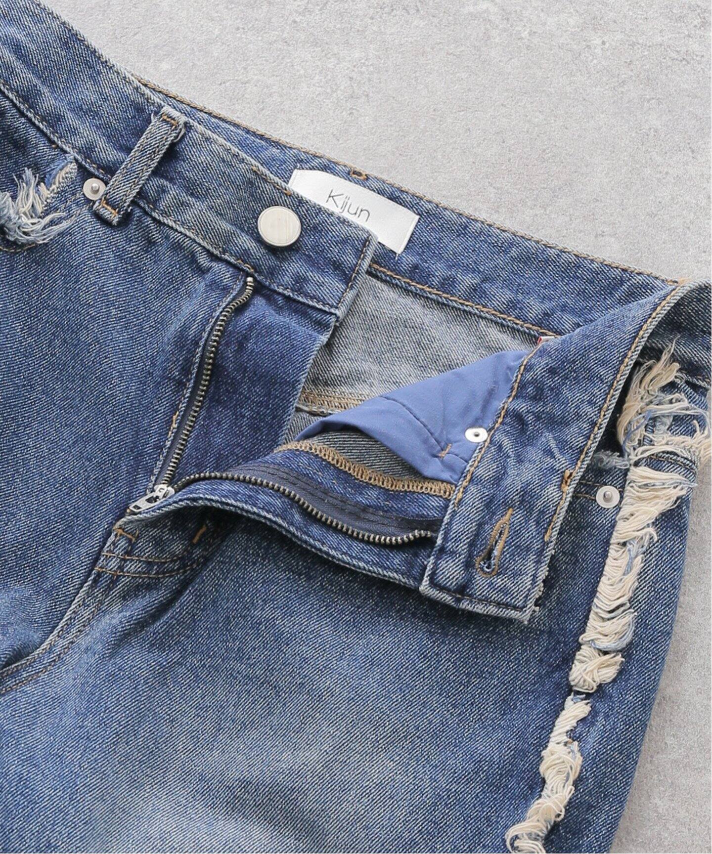 KIJUN/キジュン Raw Edge Trimmed Jeans（デニムパンツ