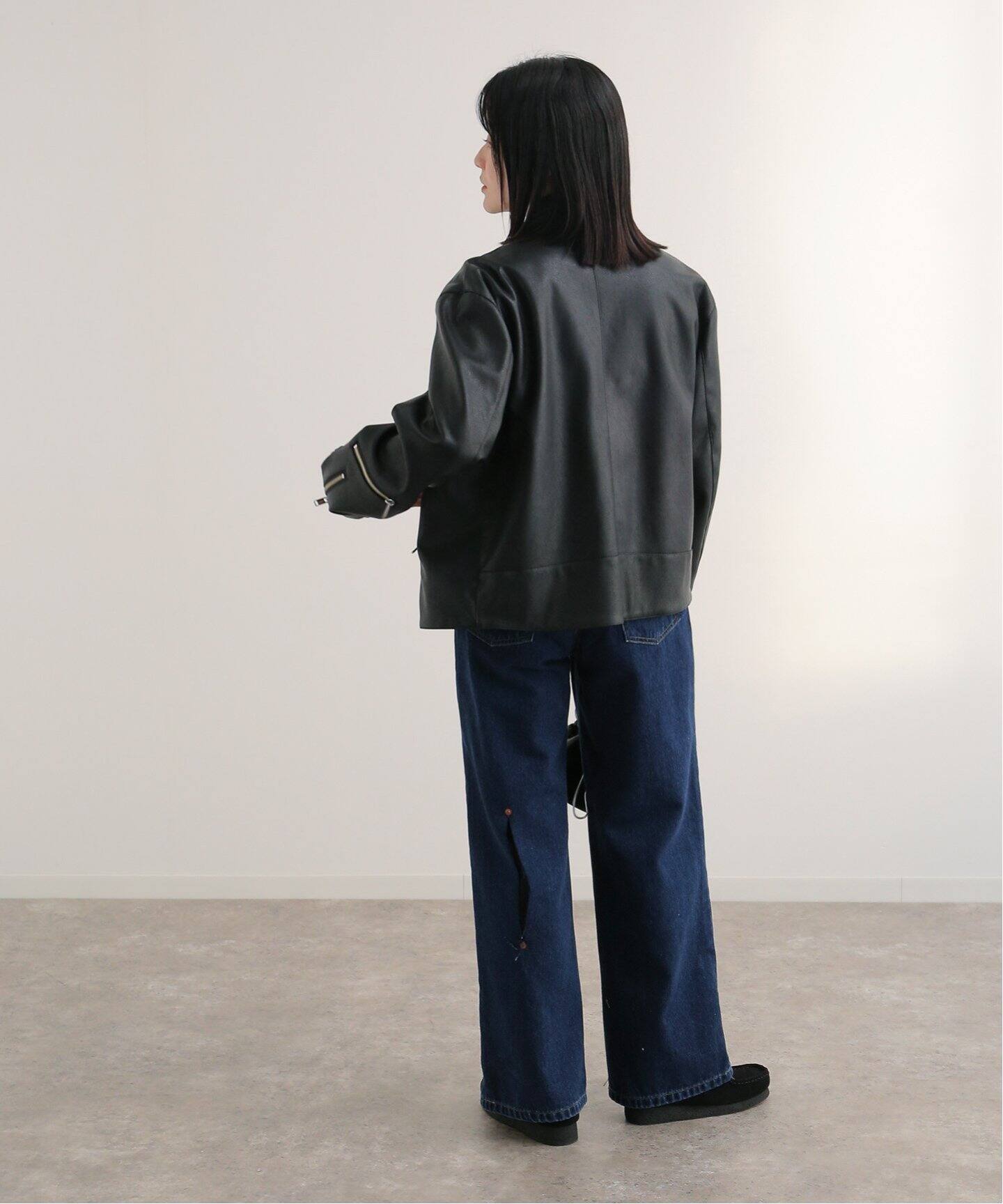 kotohayokozawa/コトハヨコザワ LAYERED RIPPED JEANS（デニムパンツ 