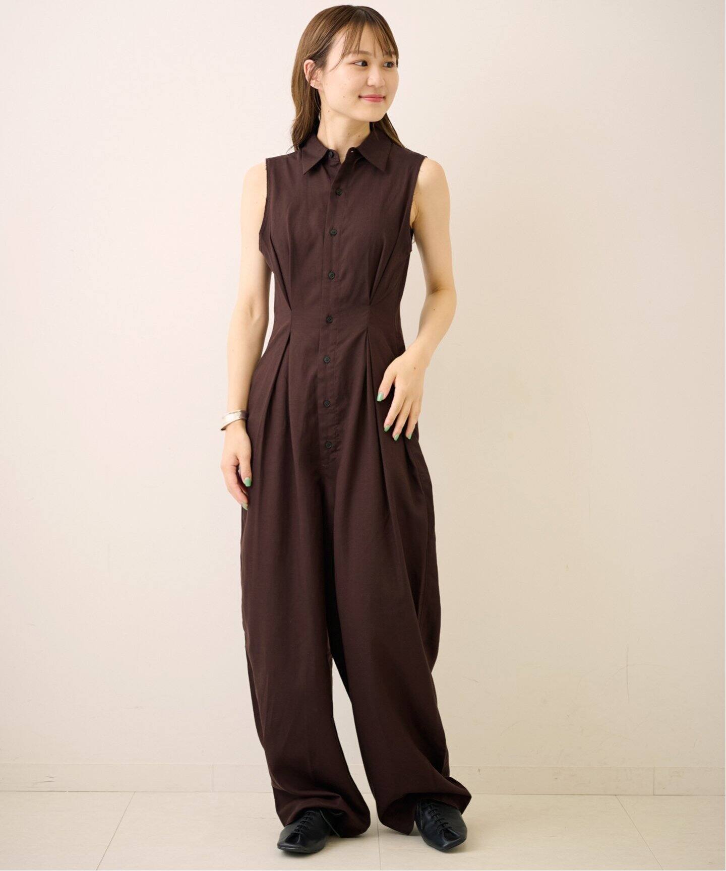 TODAYFUL Linen Sleeveless Combinaison 12410325（スラックス 