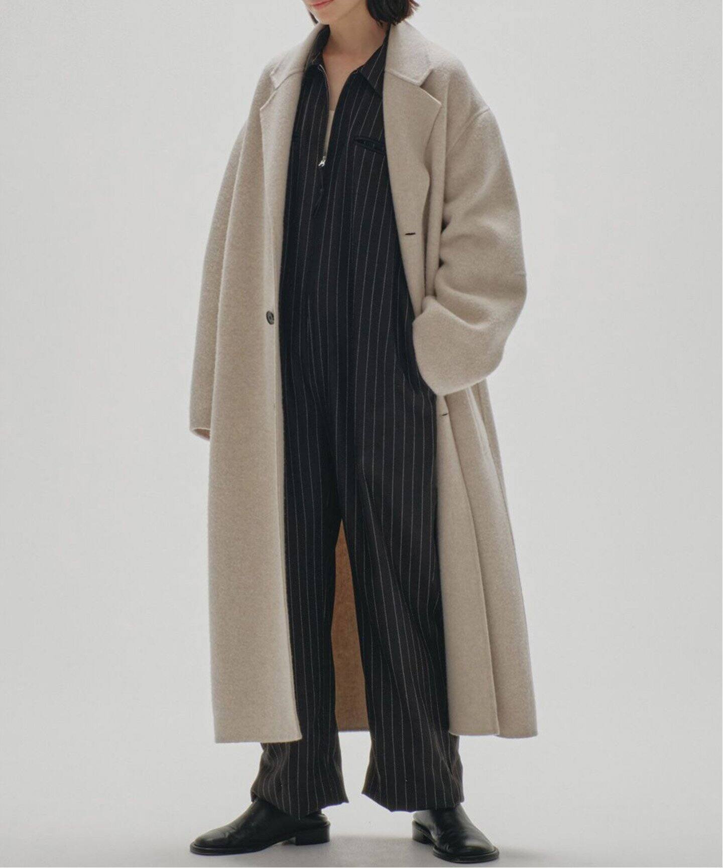 TODAYFUL / トゥデイフル】 Stripe Zip Combinaison（つなぎ 