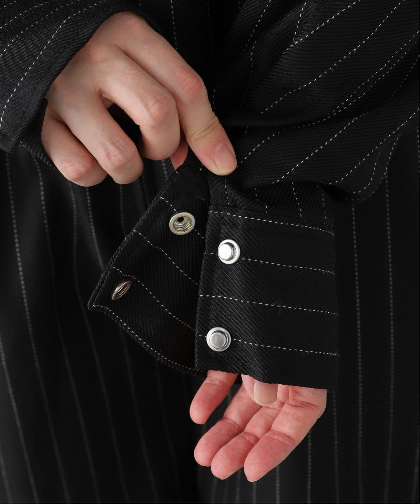 TODAYFUL / トゥデイフル】 Stripe Zip Combinaison（つなぎ