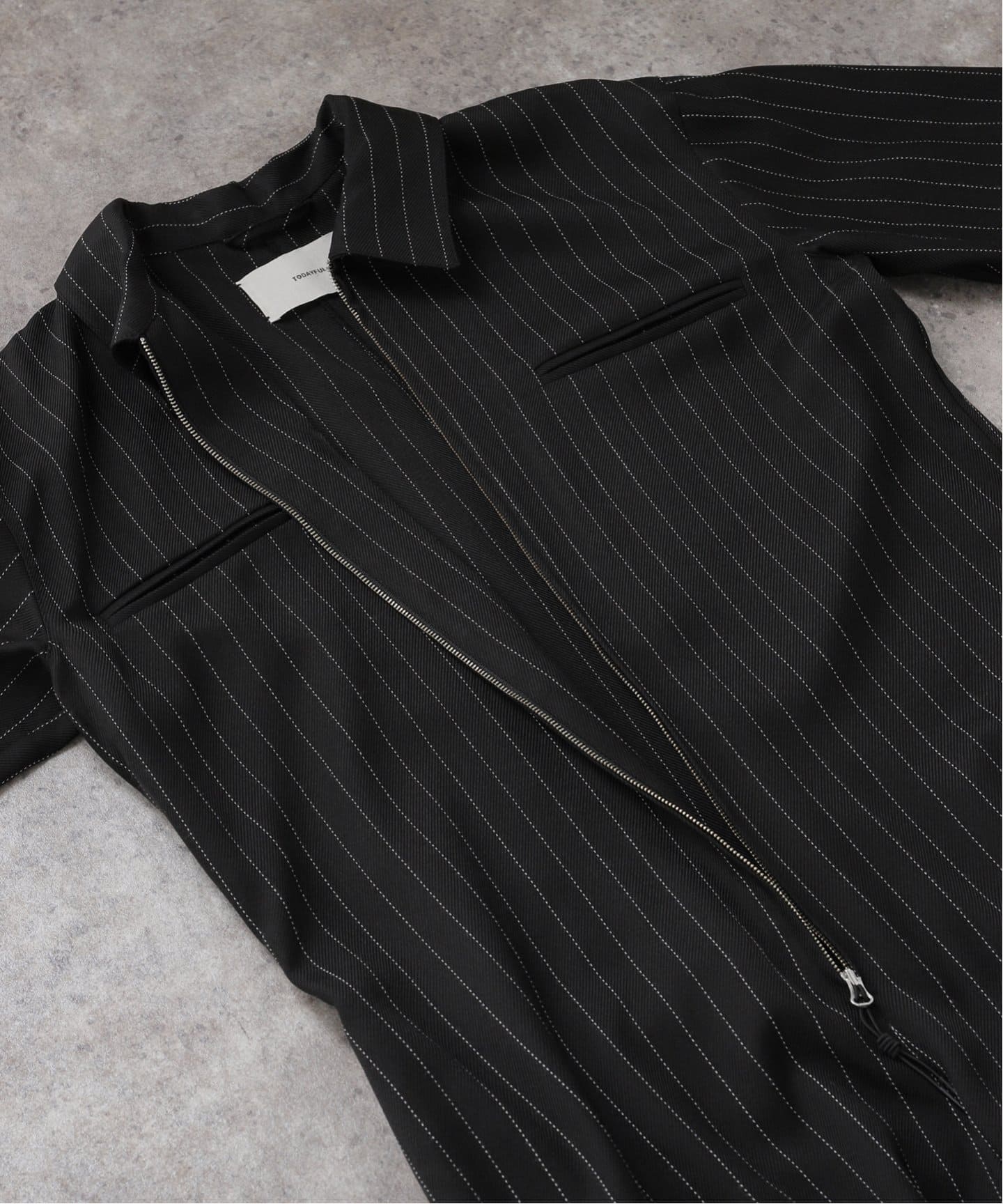 TODAYFUL / トゥデイフル】 Stripe Zip Combinaison（つなぎ