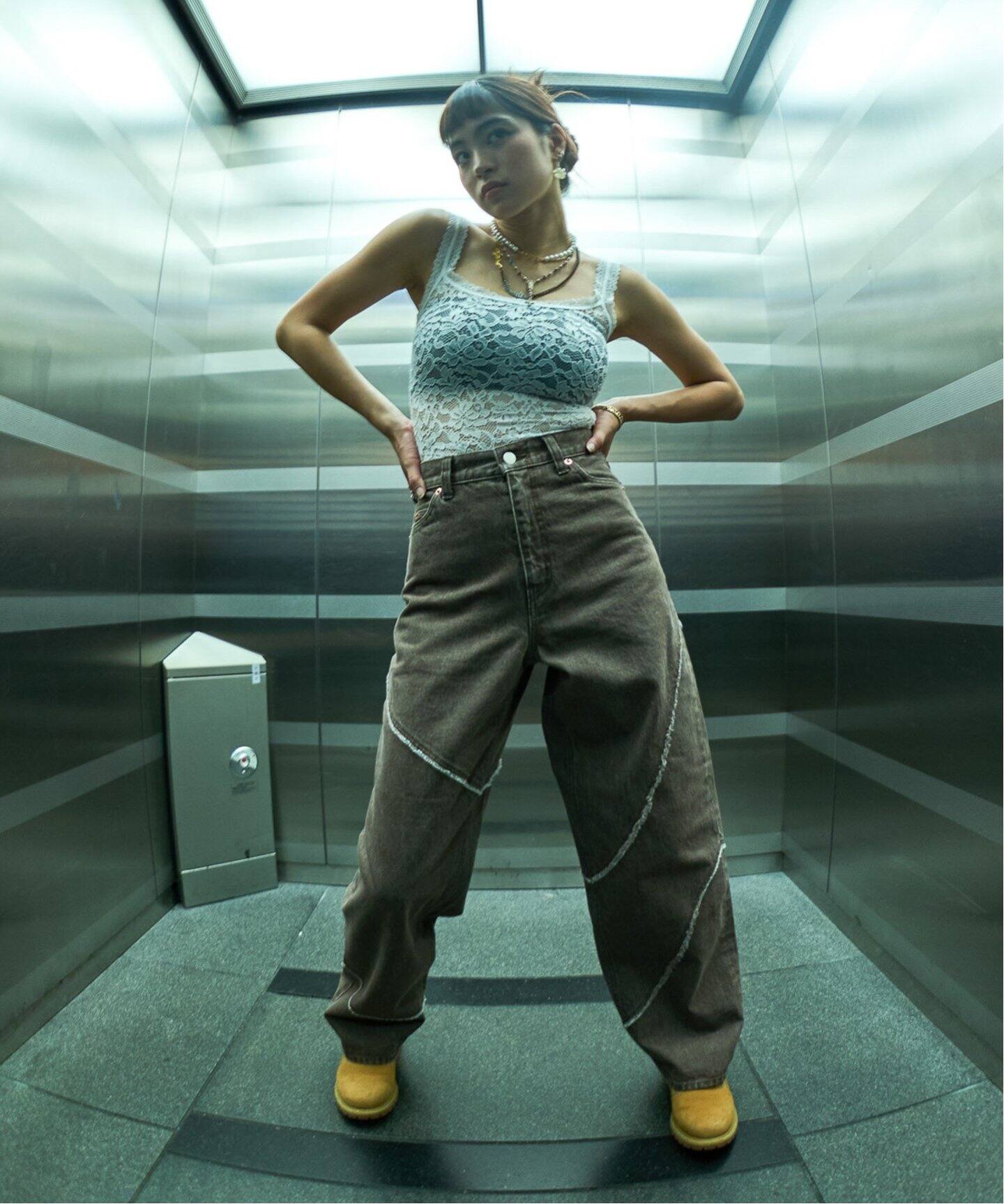 JIEDA / ジエダ 別注 COLOR DISTORTED DENIM PANTS（デニムパンツ 