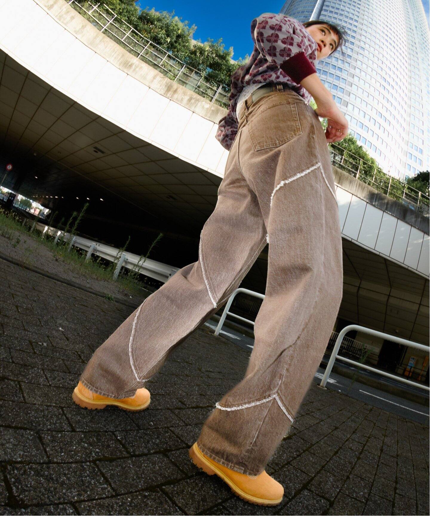 JIEDA / ジエダ 別注 COLOR DISTORTED DENIM PANTS（デニムパンツ 