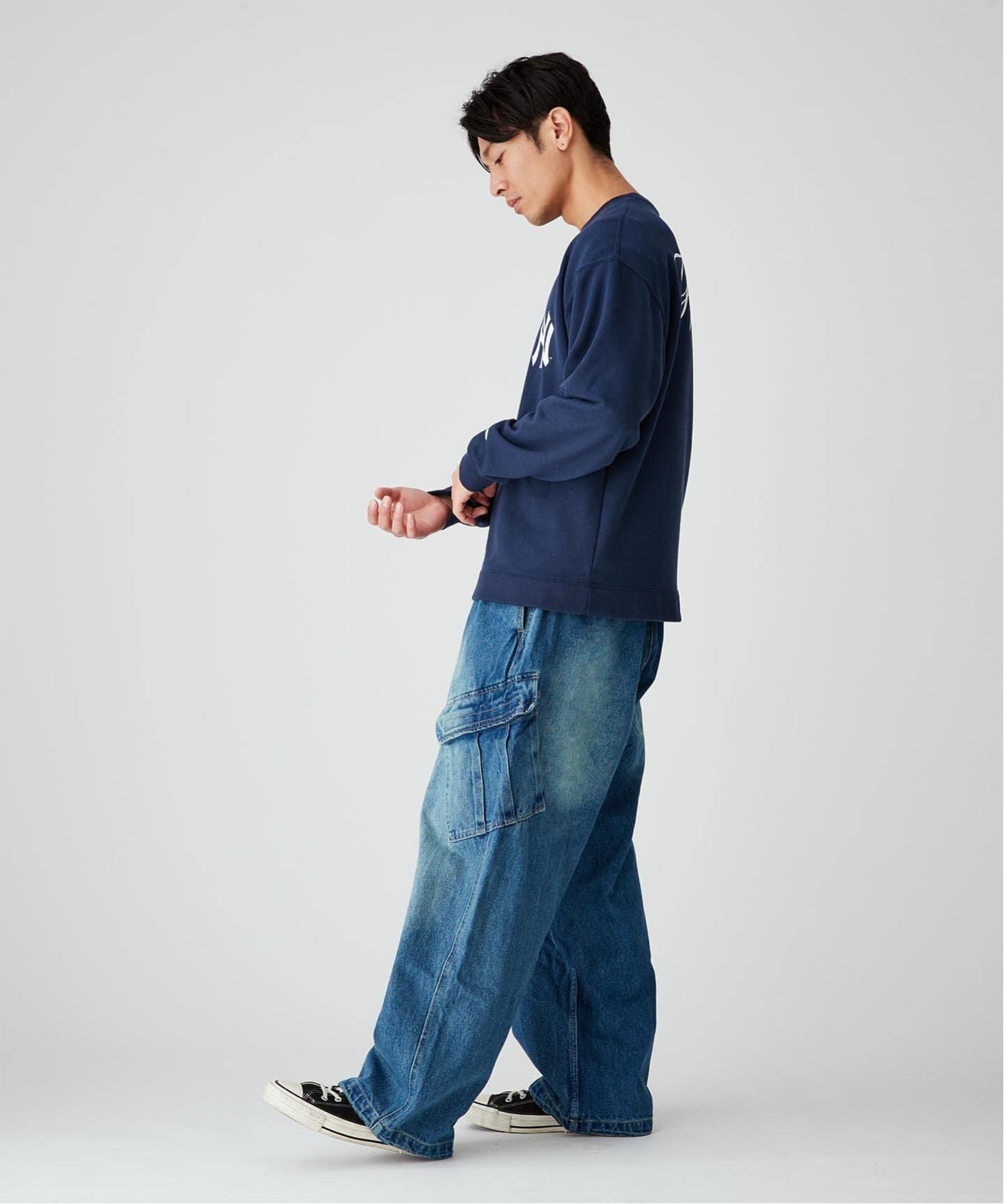 B.A.C.D]コンバットカーゴデニム（デニムパンツ・ジーンズ