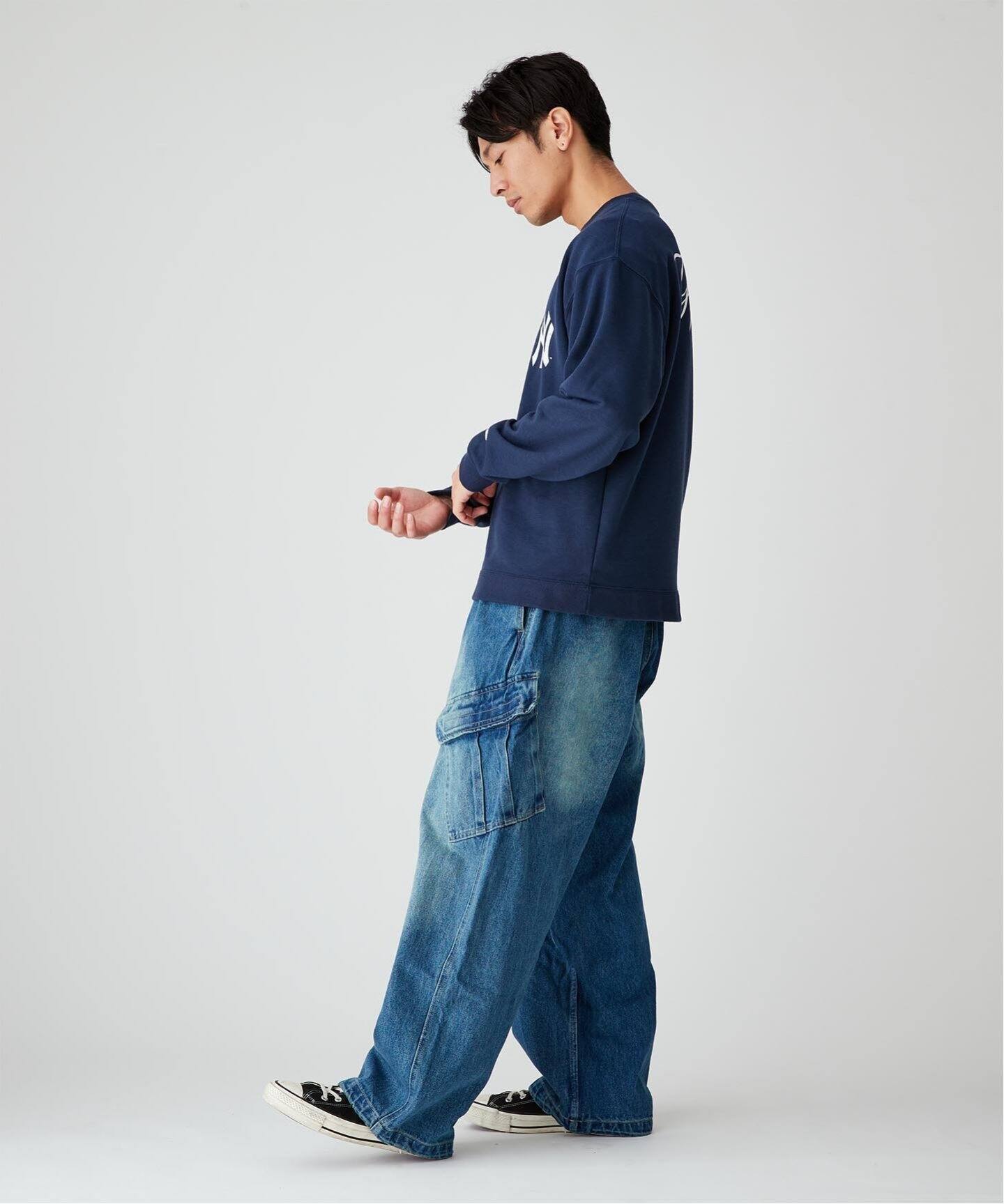 B.A.C.D]コンバットカーゴデニム（デニムパンツ・ジーンズ）｜B.C 