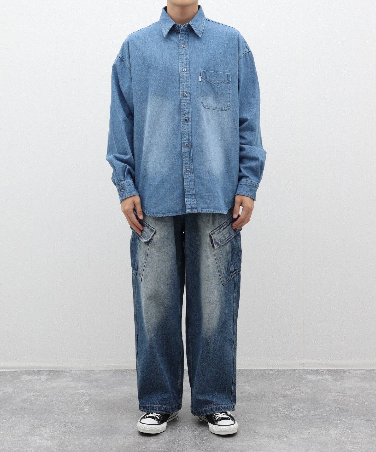 B.A.C.D]コンバットカーゴデニム（デニムパンツ・ジーンズ）｜B.C