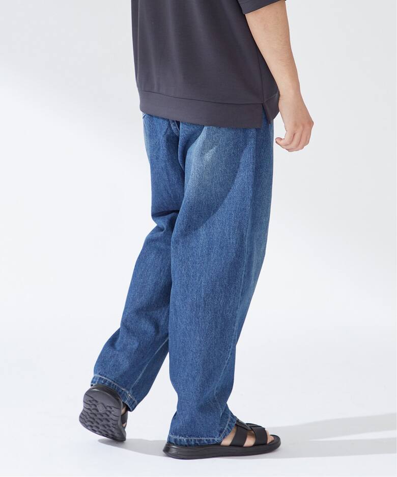 WIDE STRAIGHT DENIM PANTS（デニムパンツ・ジーンズ）｜B.C STOCK 