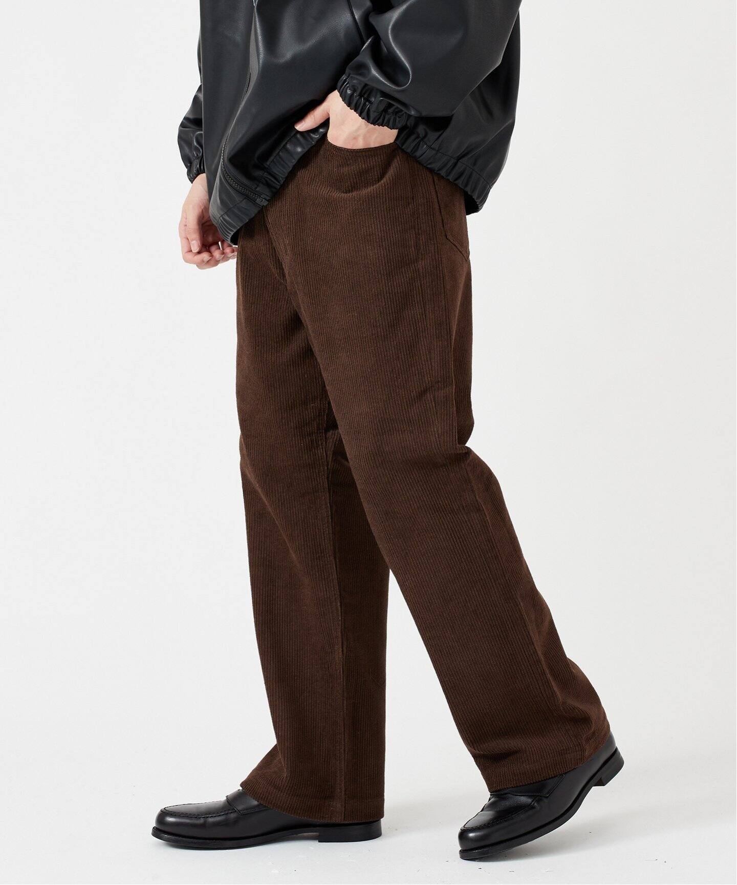 B.A.C.B] CORDUROY ワイドストレートパンツ（その他パンツ