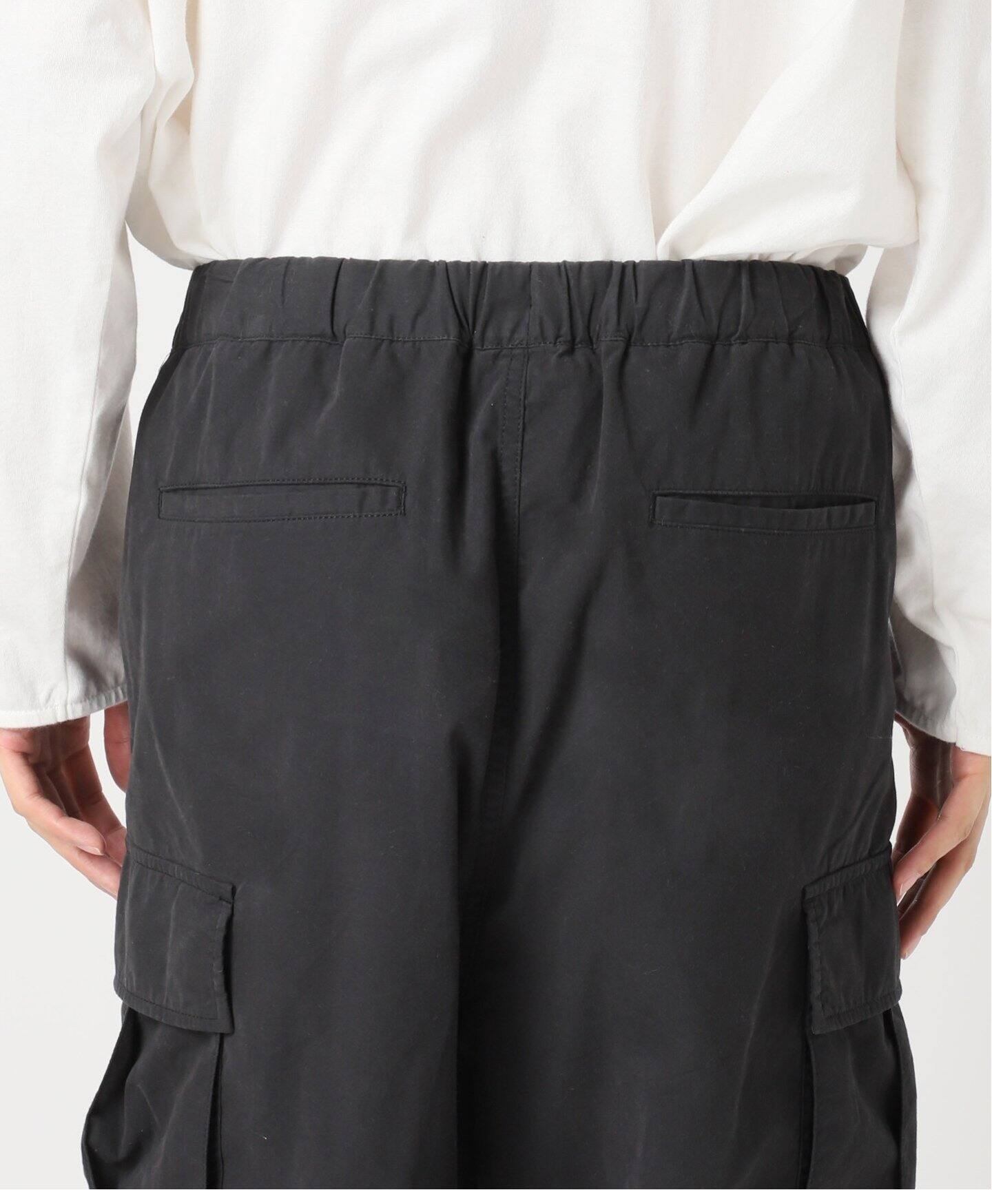 カーゴパンツ　navy 29インチ カーゴパンツ メンズ 韓国◇GOC2WAYサテンUFOワイドカーゴパンツ
