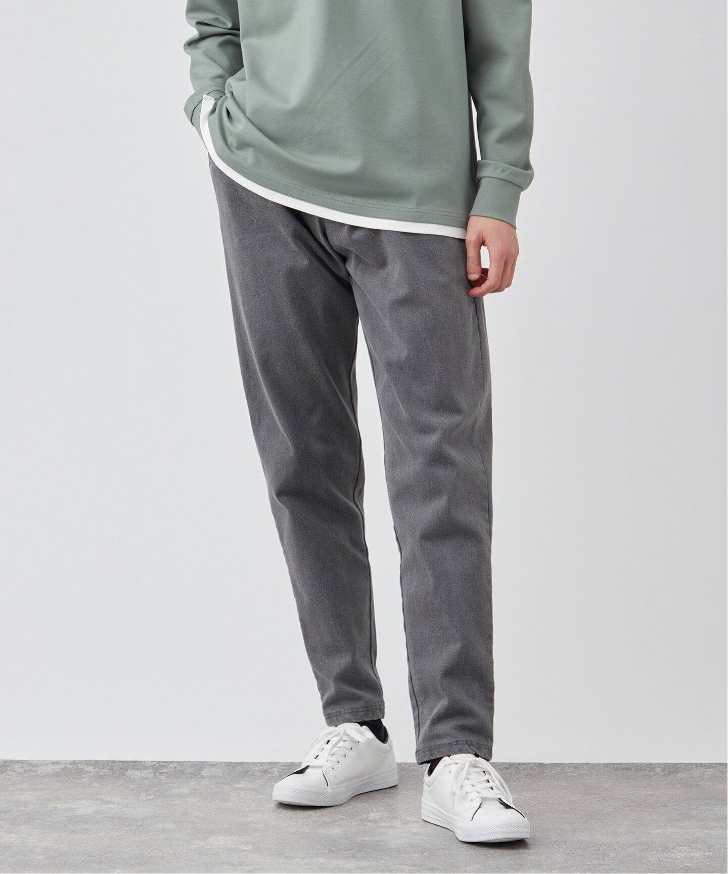 デニム テイクイットイージーパンツ（スラックス）｜B.C STOCK