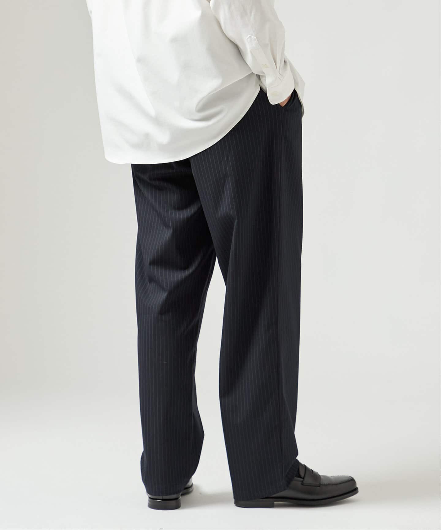 A.P.C. ストライプ 黒スラックス イージースラックス STRIPE イージースラックス（スラックス）｜B.C STOCK（ベーセー