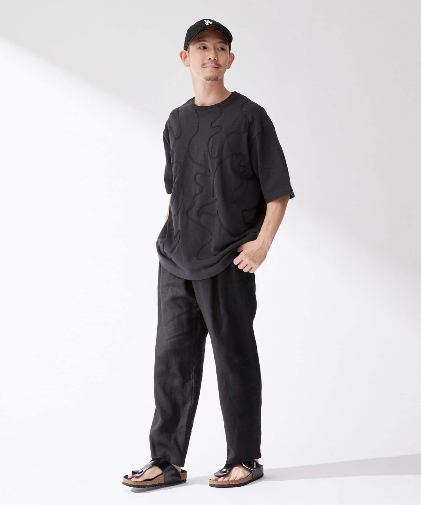 【国内送関税込】Kith ペイズリー ガーゼ パンツ セットアップ◎ 追加》Wベルトプリーツイージーパンツ（その他パンツ）｜B.C
