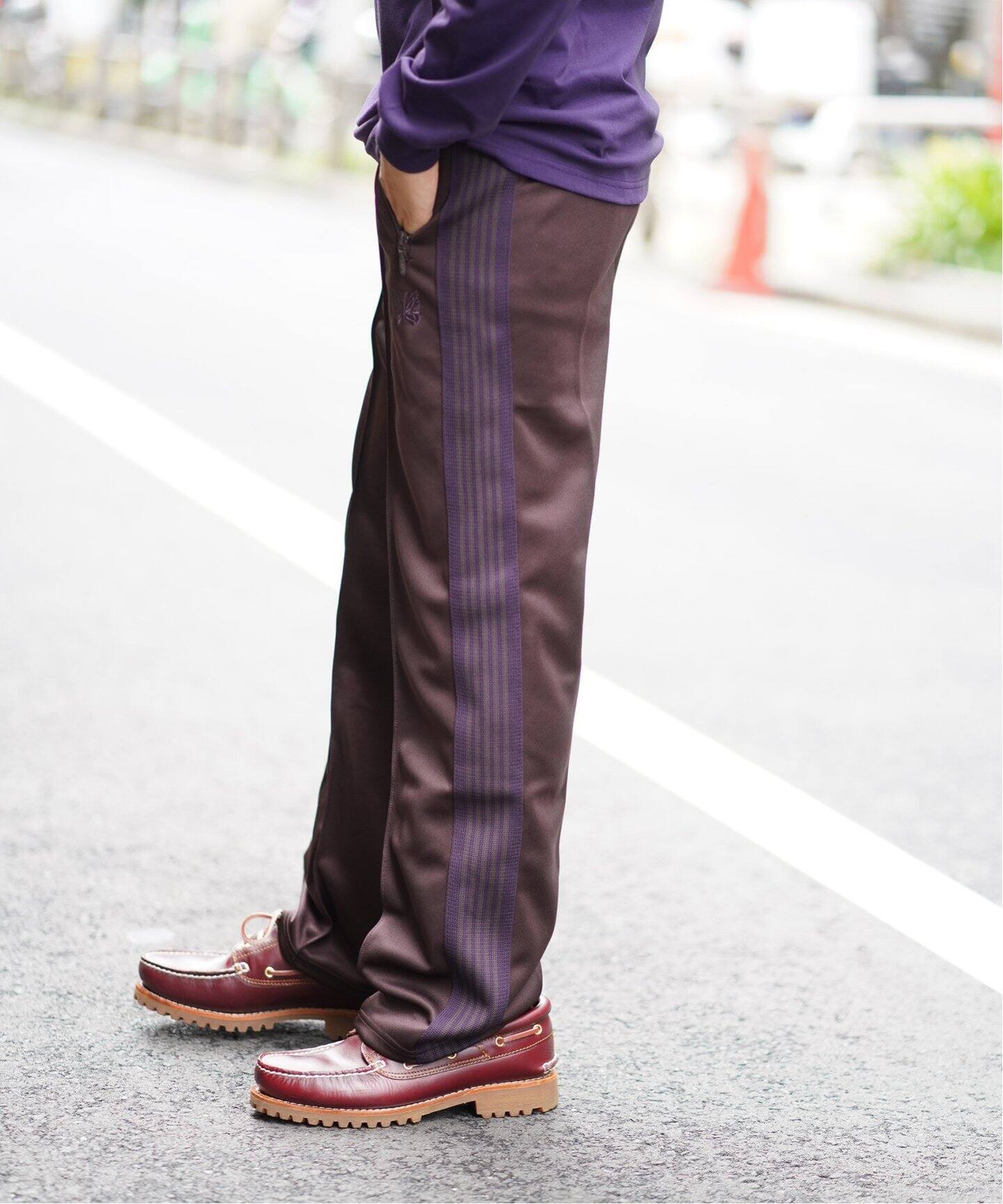 タグ付き未使用品】ニードルス トラックパンツ ジャージ ワイン S 