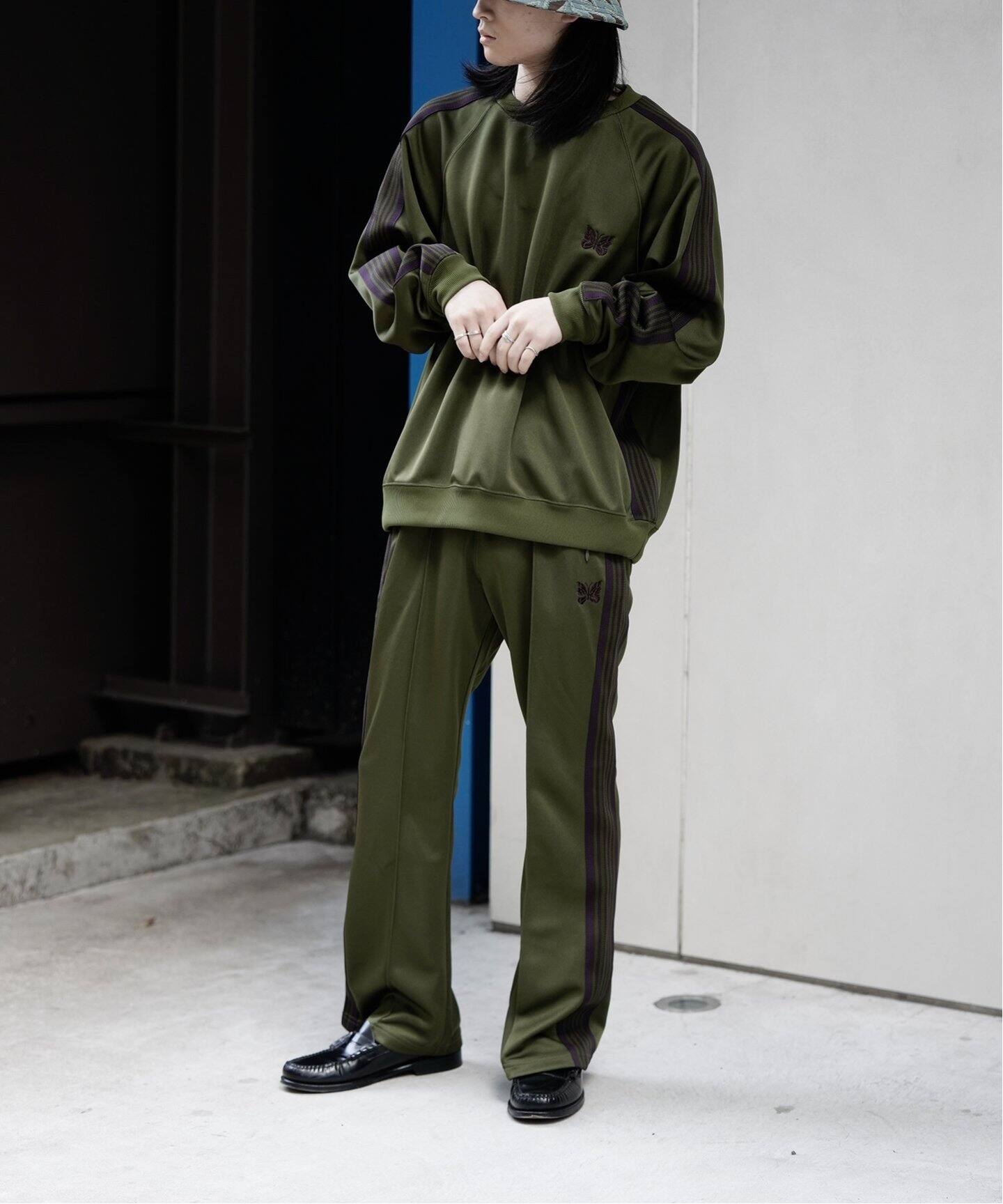 Needles/ニードルズ】 Boot-Cut Track Pant - Poly Smoot（ジャージ 