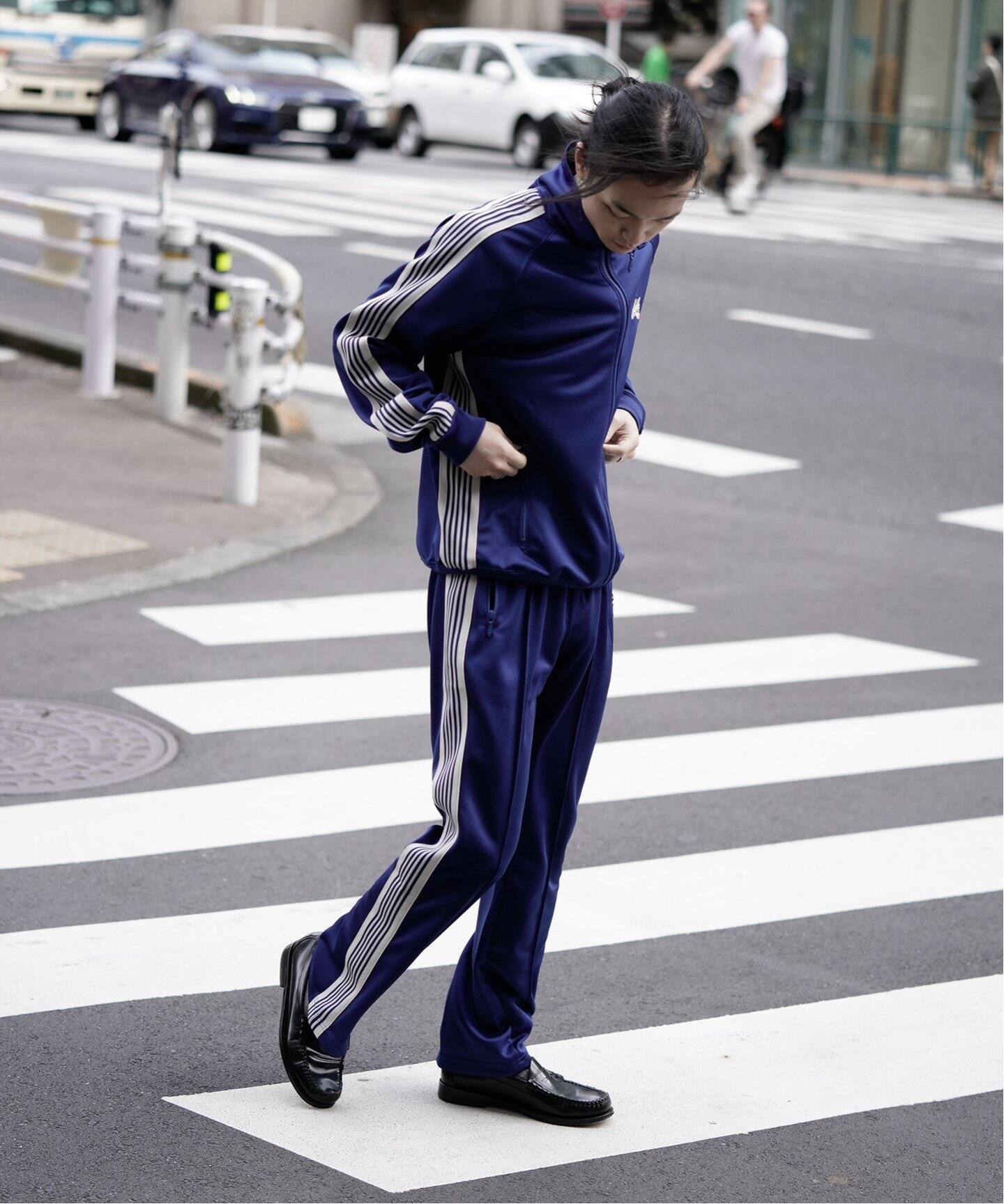 Needles/ニードルズ】 Boot-Cut Track Pant - Poly Smoot（ジャージ 