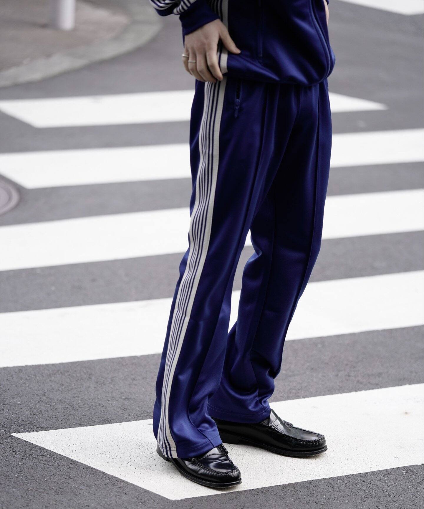 Needles/ニードルズ】 Boot-Cut Track Pant - Poly Smoot（ジャージ 