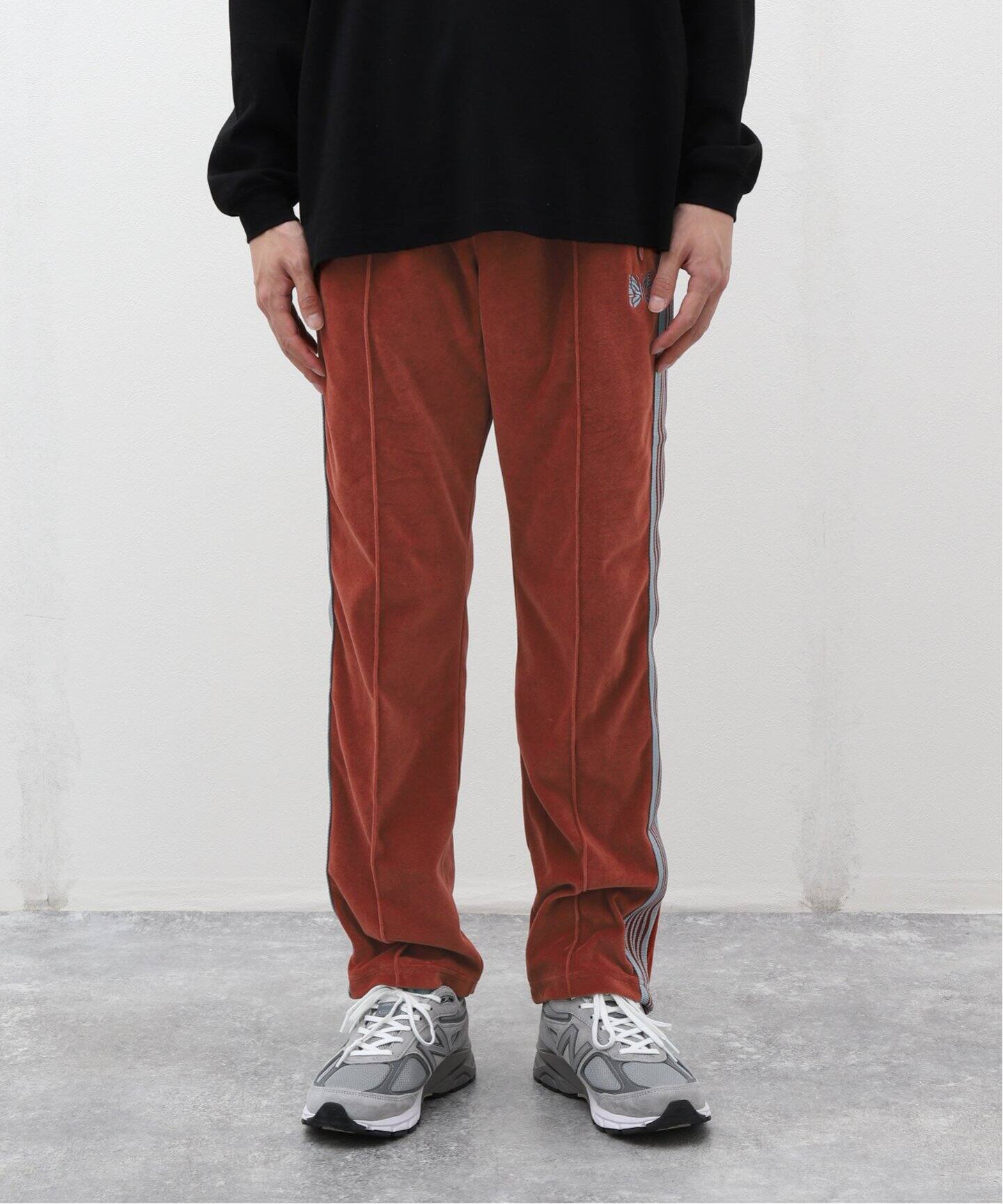 NEEDLES / ニードルズ】Narrow Track Pant - C/Pe Velour（ジャージ 