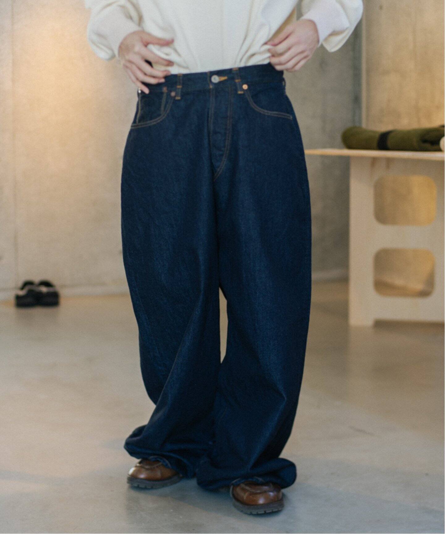 refomed / リフォメッド FRESH MAN DENIM WIDE PANTS OW（デニムパンツ 