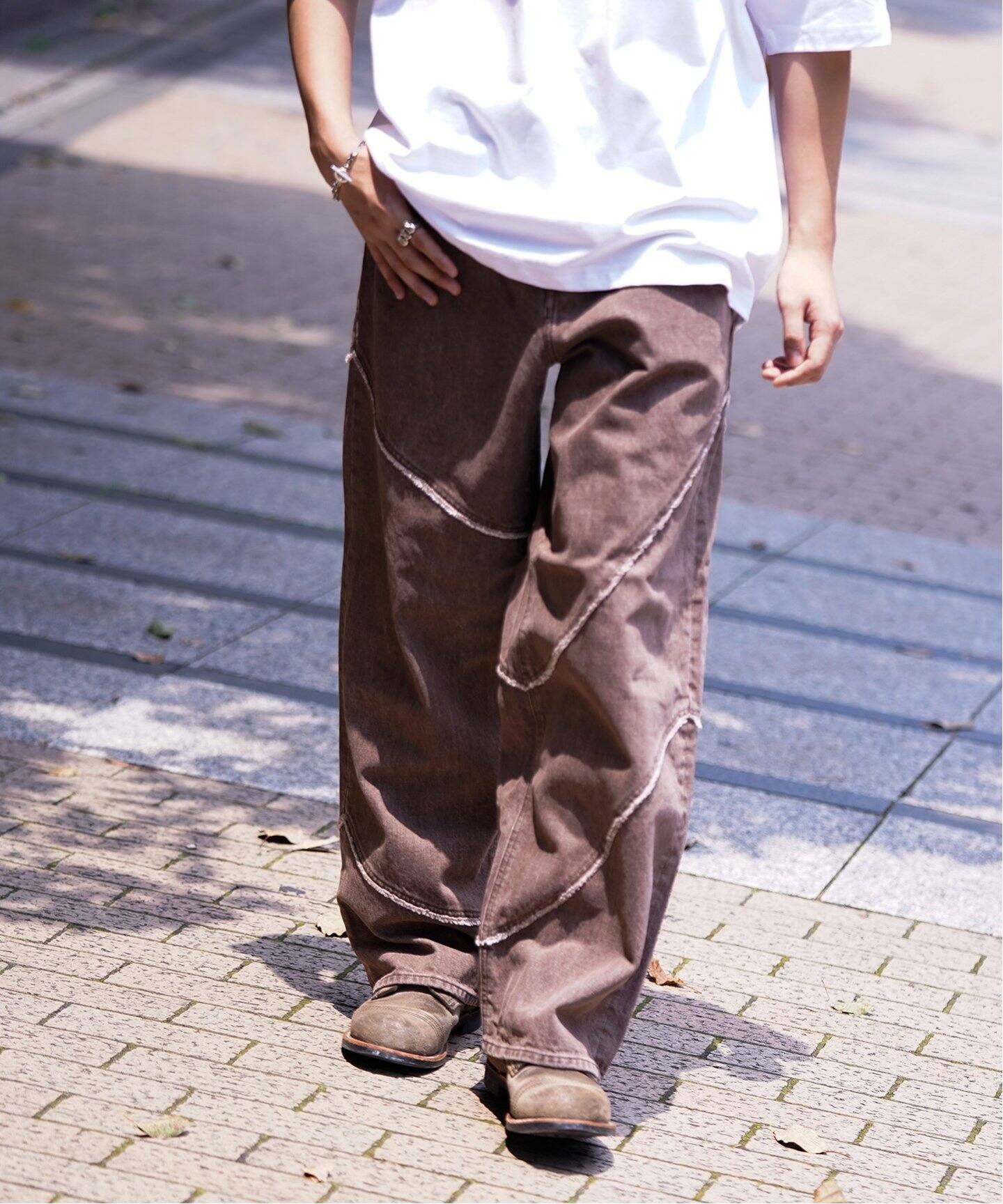 JieDa COLOR DISTORTED DENIM PANTS JIE-24W-PT05（デニムパンツ 