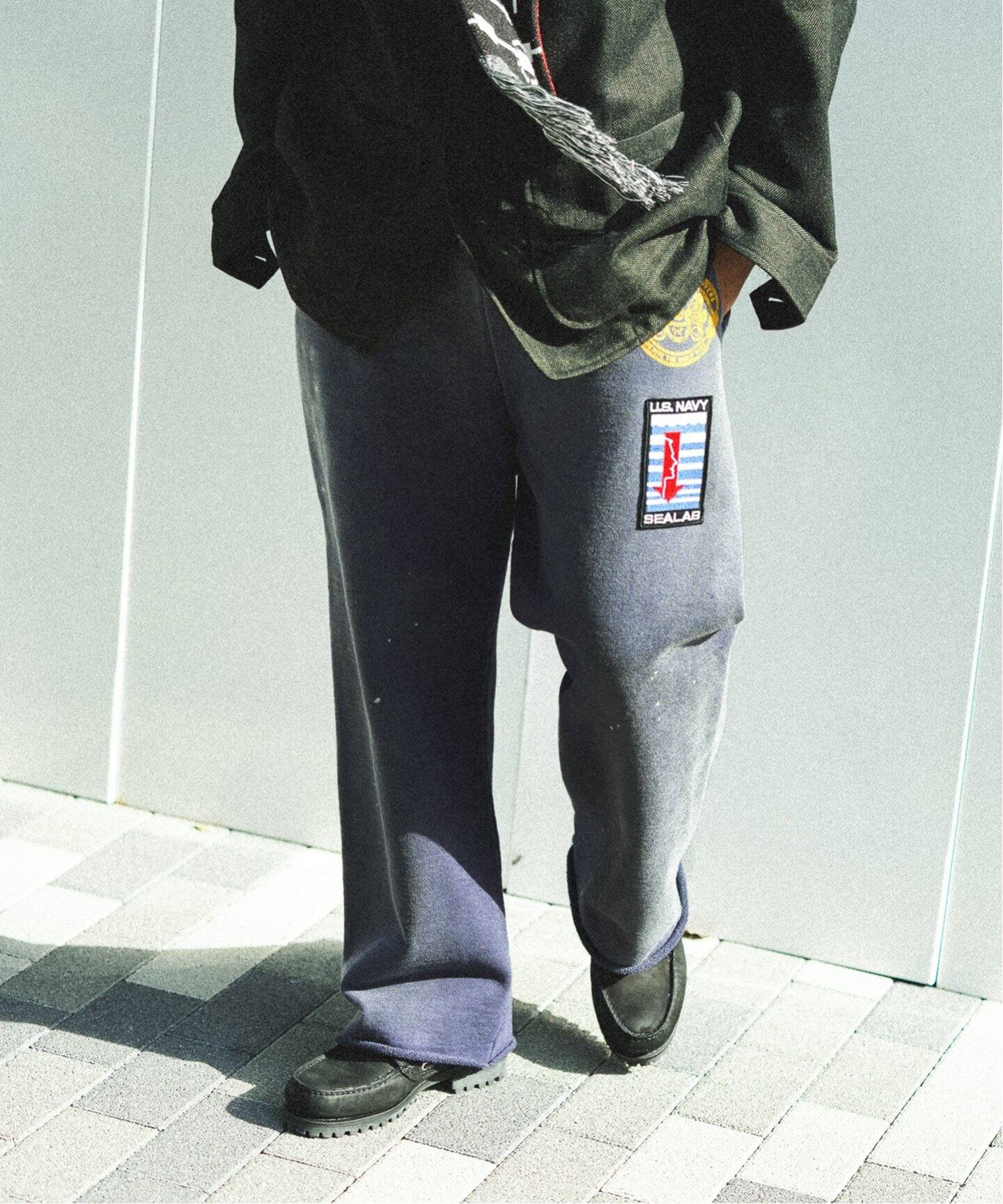 BOWWOW / バウワウ US NAVY SEALAB SWEAT PT AGING（スウェットパンツ 