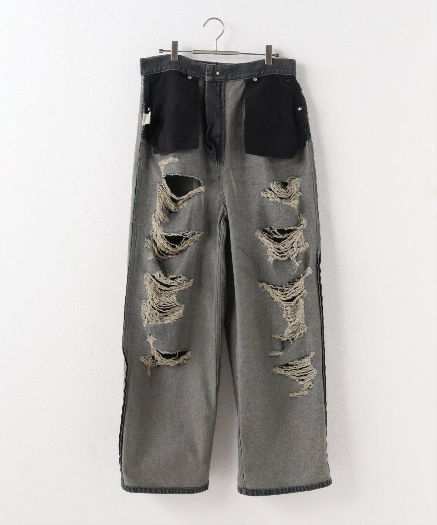 DISCOVERED / ディスカバード BORO DENIM PANTS（デニムパンツ 