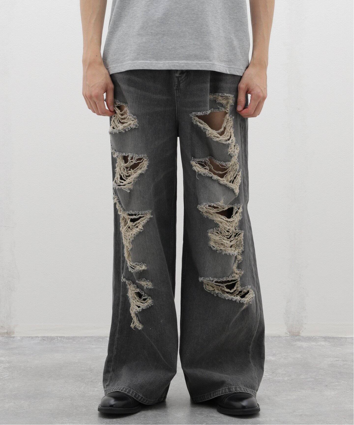 DISCOVERED / ディスカバード BORO DENIM PANTS（デニムパンツ  