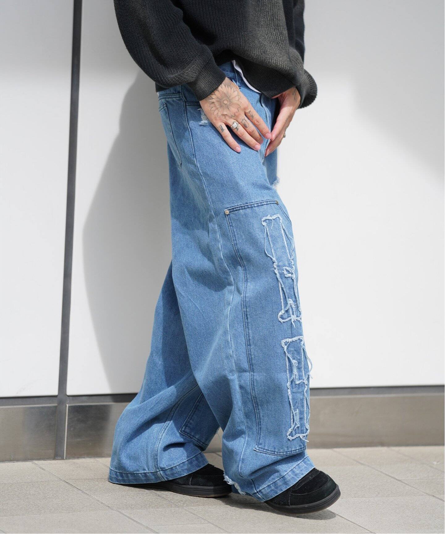 DISCOVERED×GIDEAL×JW WKnee Bone Denim PANTS（デニムパンツ  